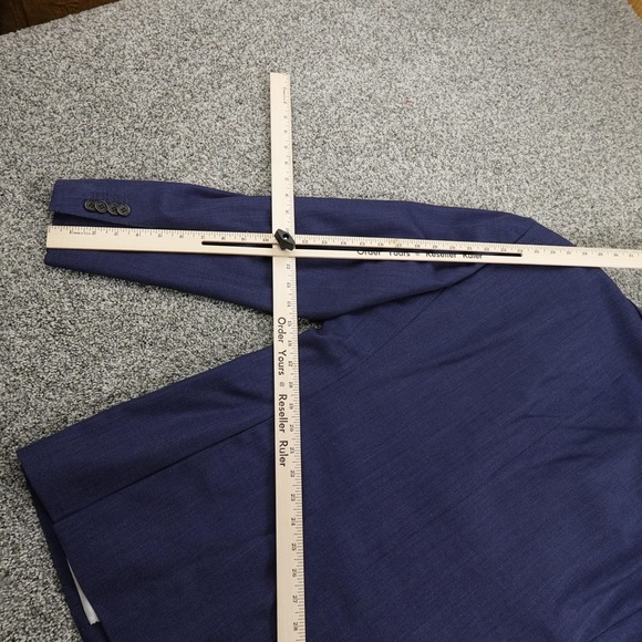 Suitsupply Napoli Blazer Mens 46 Blue Wool Sport Coat Jacket Reda Super 110s - Picture 12 of 16